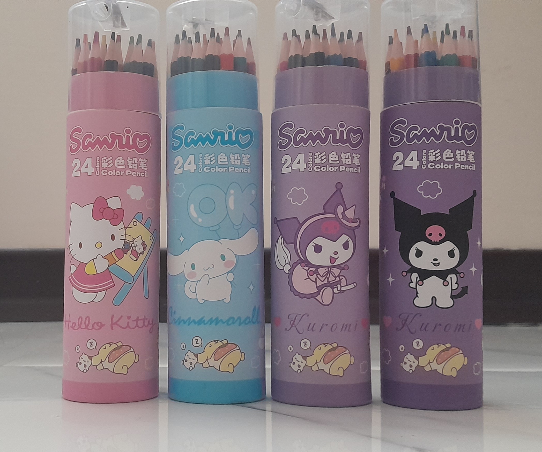 مداد رنگی ۲۴ رنگه کرومی و دوستان